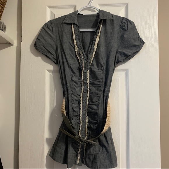 3 for $15 Love Culture Grey Top - Picture 2 of 8